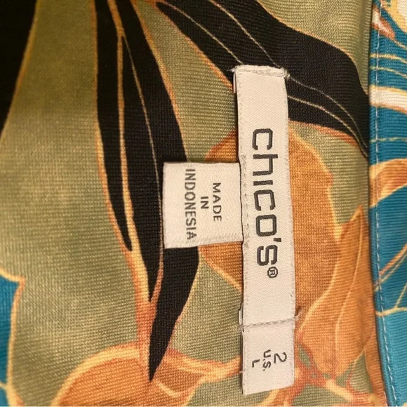 Chico’s Size 2 (Large) Long Sleeve Pullover Top - Picture 3 of 4